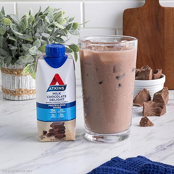 ATKINS ADVANTAGE CHOCO SHAKE-12 CANS