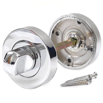 Giro y Liberación de cromo pulido para cerradura de baño - Wc puerta