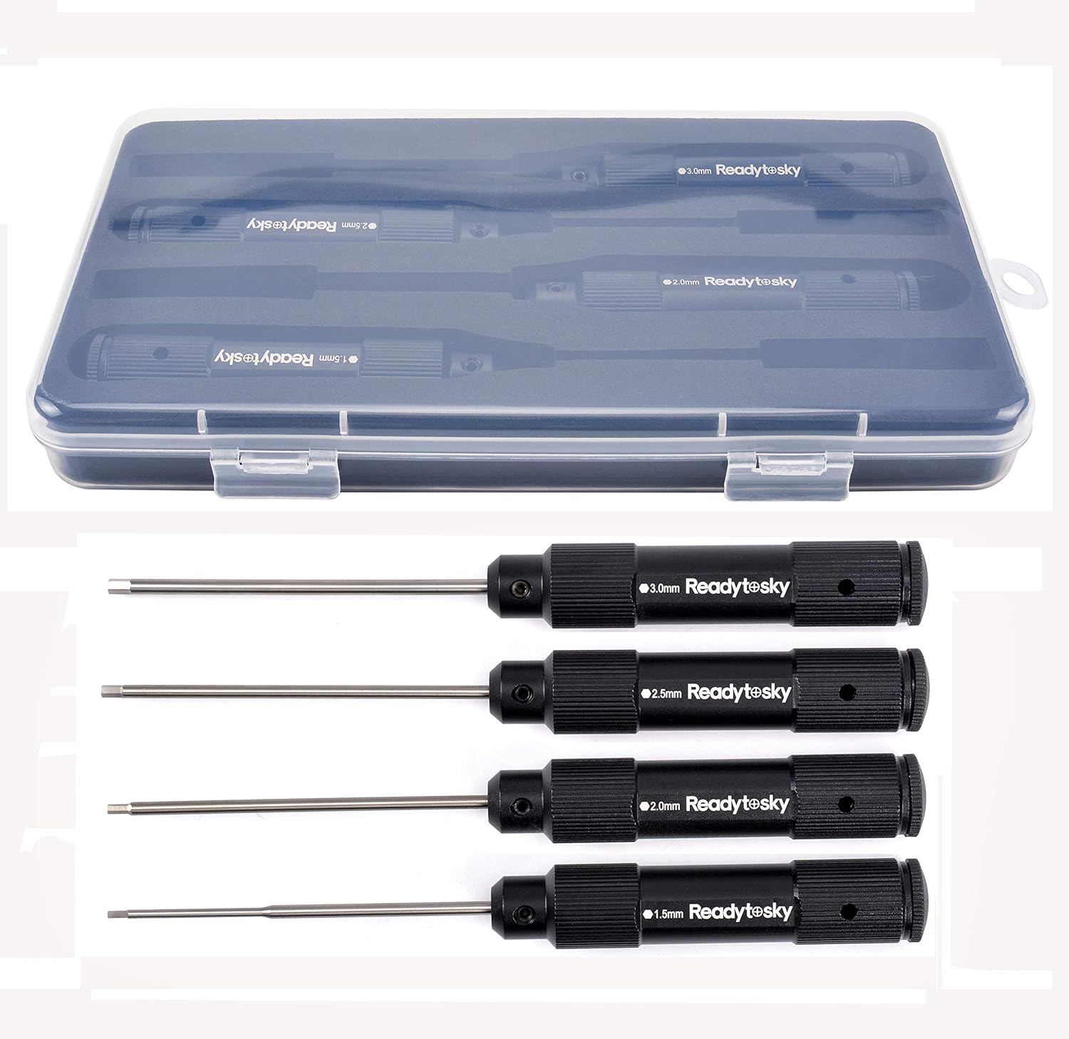 Readytosky RC Screwdriver Set 1.5mm 2.0mm 2.5mm 3.0mm Hex