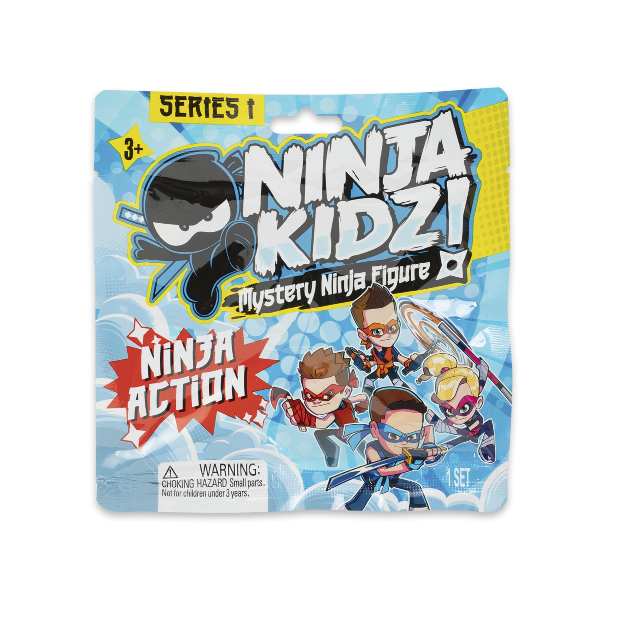 Ninja Kidz Mystery Ninja Figures Mystery Set with 9 characters to collect, Officially Licensed Merch