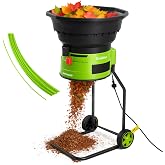 GreenSweep XL Bladeless Leaf Shredder &amp; Mulcher | Powerful 15 Amp, 9,000RPM Motor for 18:1 Reduction Ratio