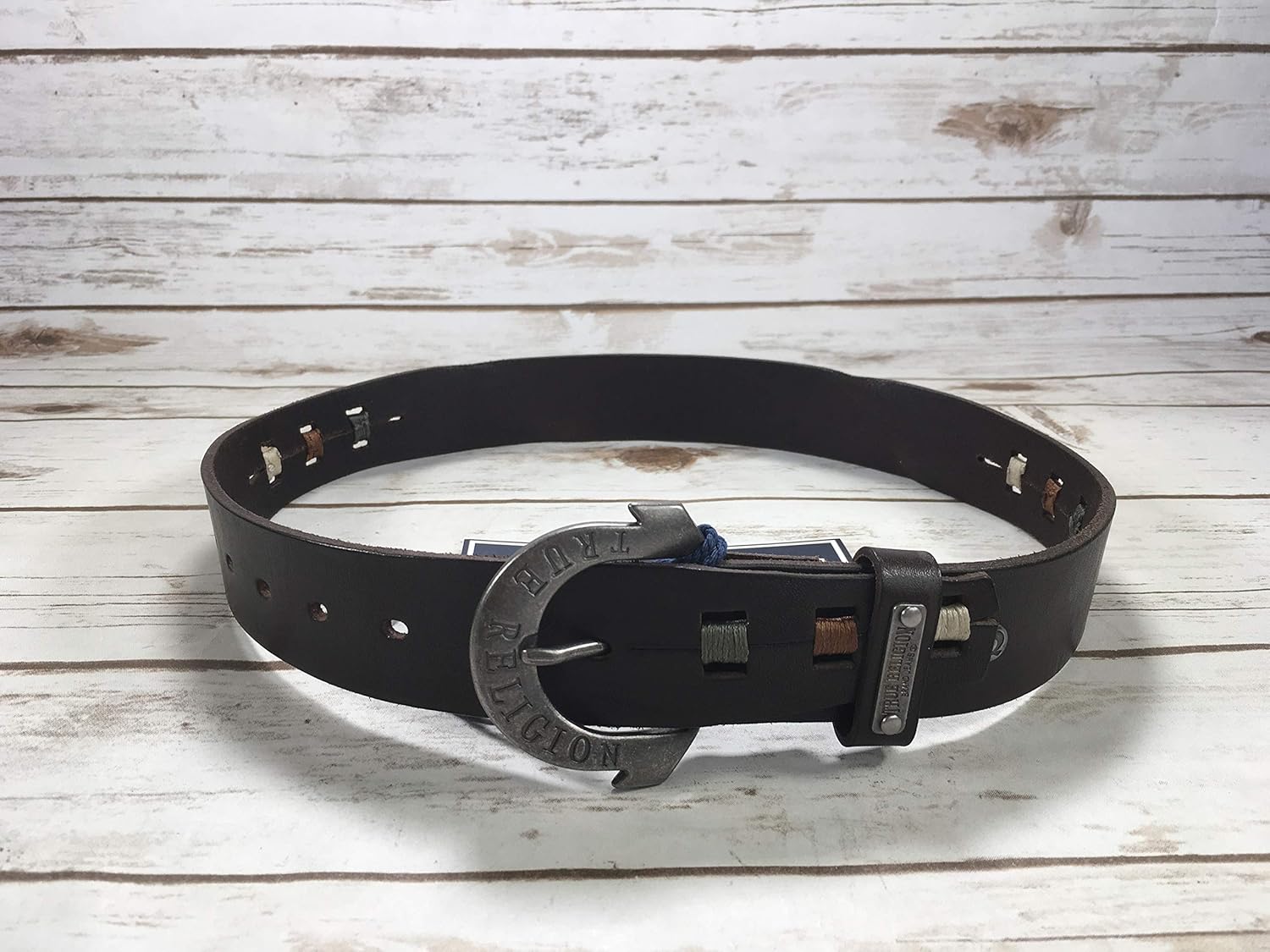 true religion horseshoe buckle belt