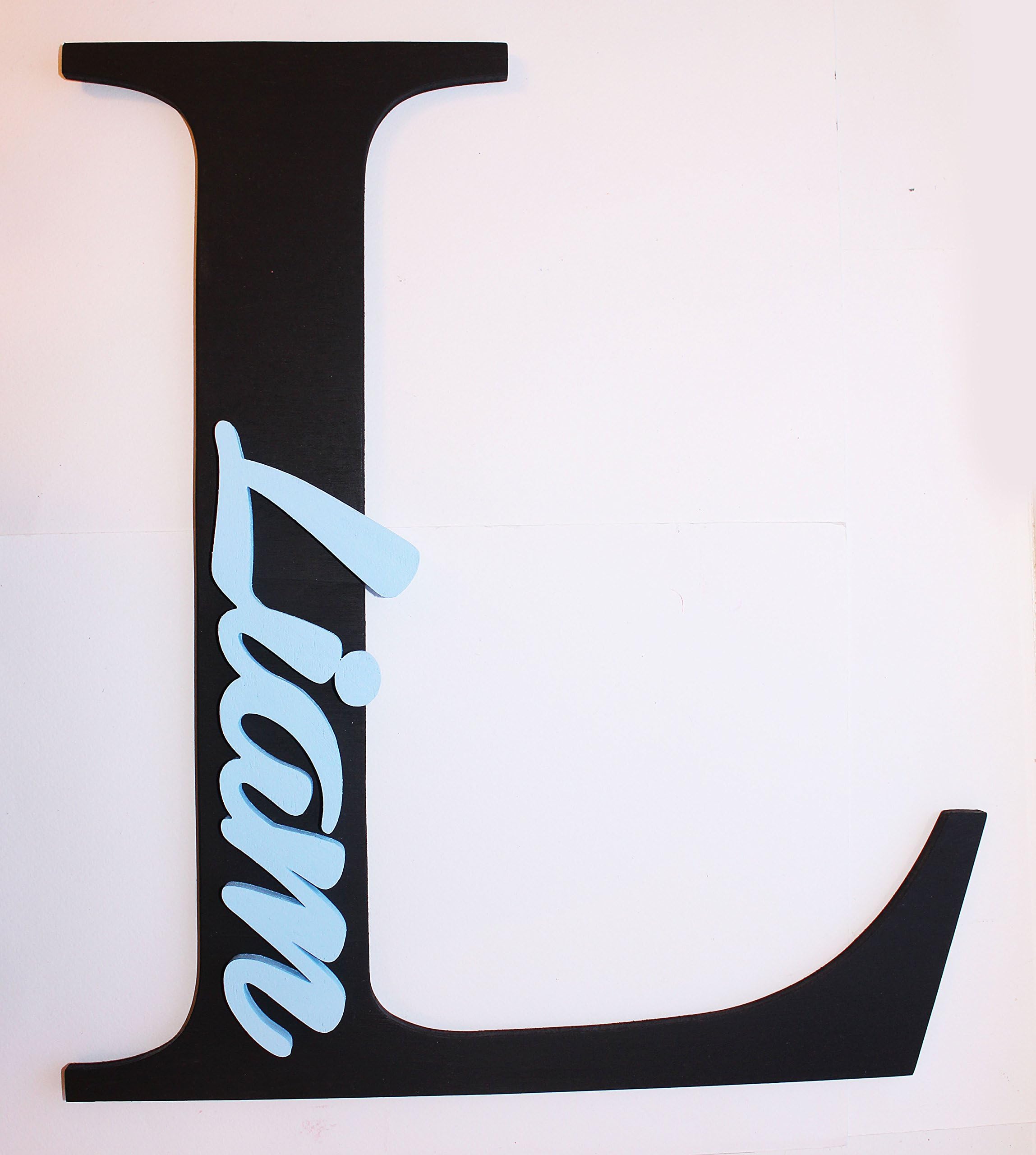 3D Handmade Wall Wooden Name on Letter, Personalised Wall decor signs, Custom Name, Baptism , Christening, Contact the Seller to provide the name and colour