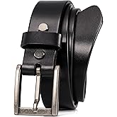 WOLFANT Thicken Full Grain Heavy Duty Belts for Men,100% Italian Real Solid Leather