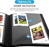 Flintronic Photo Album 160 Pockets 40 Sheets Pink Mini Film Album Scrapbook view 8