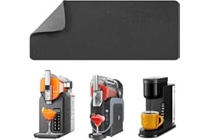 LOPNUR Appliance Slider for Slushie Machine, Cuttable Sliding Pad for Ninja Slushie Machine Accessories, Sliding Tray Fit for All Frozen Drink Maker, Slim Coffee Maker Mat Catch Spills, 18.5"Lx7.8"W