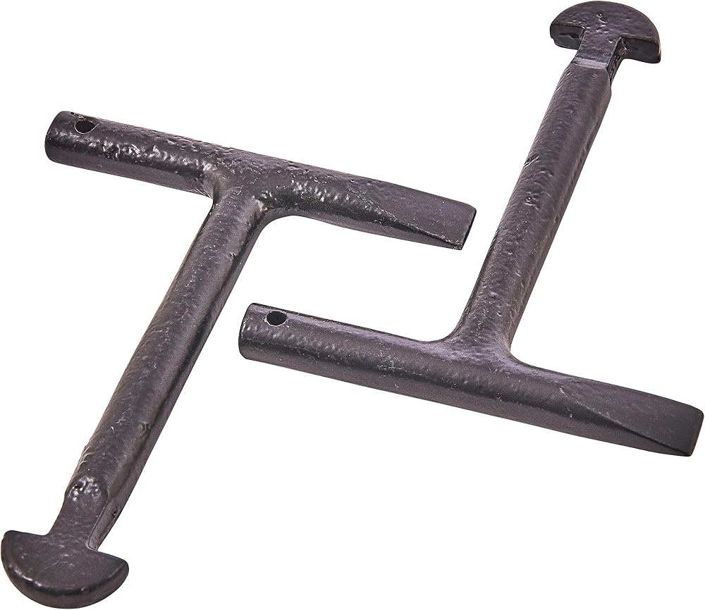 Amtech C3185 2 Piece T-Handle Manhole Key Set