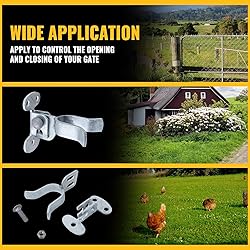 VIVIDA 1-3/8" Wall Mount Latch, Chain Link Fence