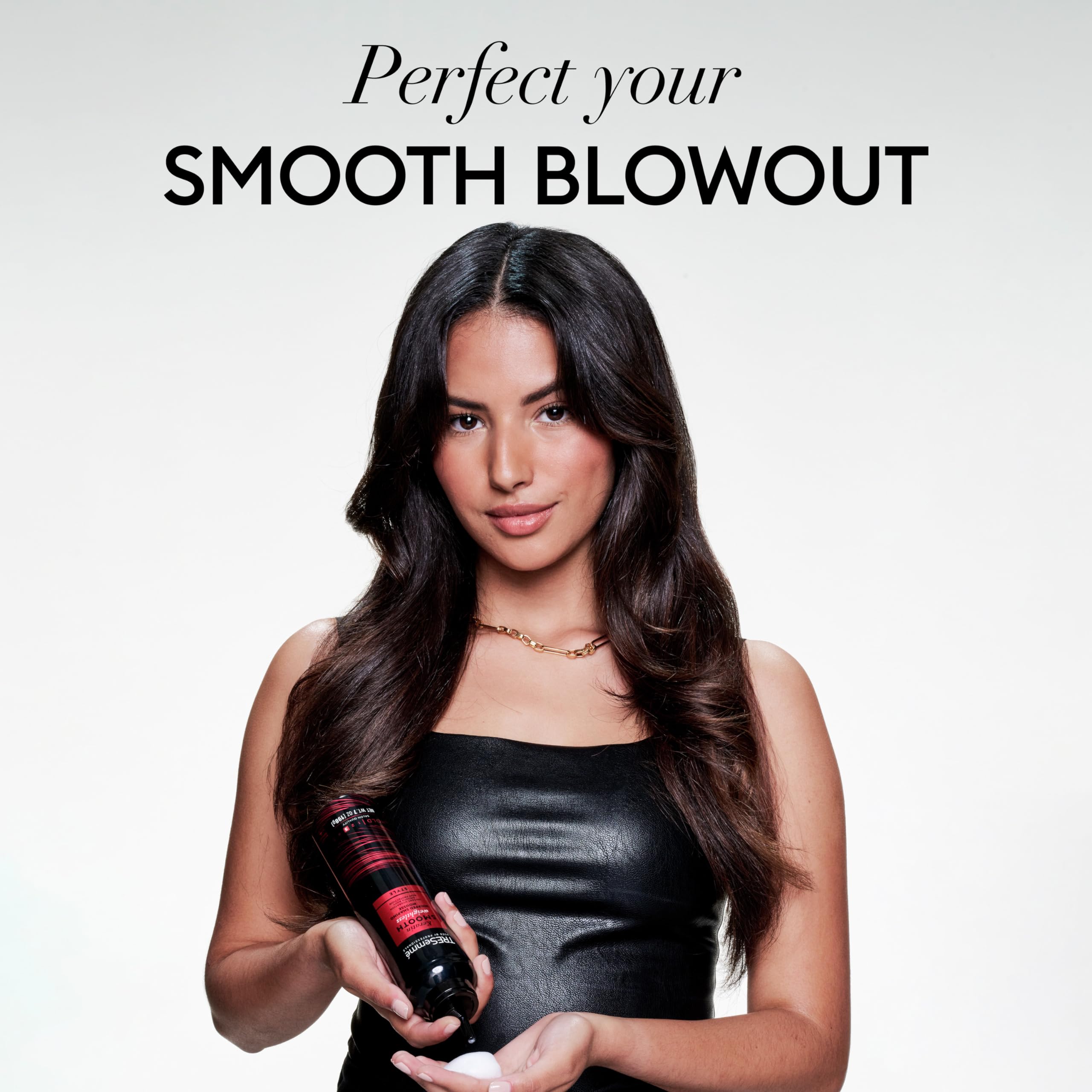 TRESemmé Whipped Shaping Mousse Keratin Smooth for Instant Hydration, Weightless, 7 Fl Oz