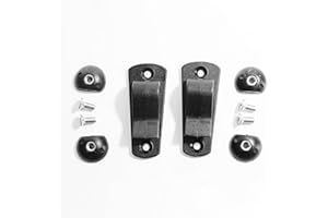 Vincita Bike Pannier Hooks Kit - to Convert Any Bag Into A Bicycle Pannier Bag -Can Be Used with Rack Diameter Up to 13 mm- One Set of Pannier Mounting Attachment Hardware (Plastic)