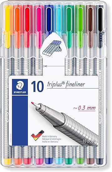 Staedtler 334 SB10 Triplus Fineliner 