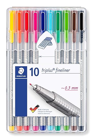 Staedtler 334 SB10 Triplus Fineliner 