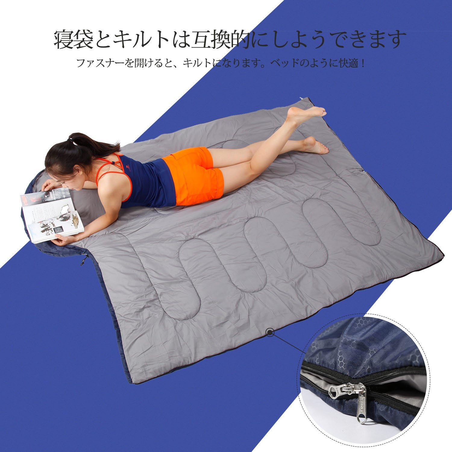 Amazon 寝袋 封筒型 Camel シュラフ 5 15 枕付き 防水 丸洗い 連結可能 キャンプ用品 軽量 コンパクト収納 アウトドア 防災用 寝袋 登山 冬用 春夏秋用 1 1kg右 ダークブルー Camel 寝袋 シュラフ