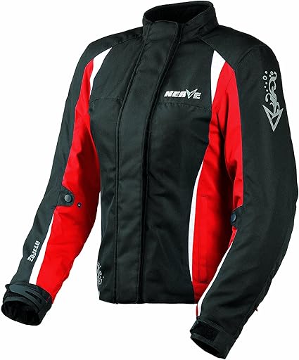 Veste moto femme rouge Clearance