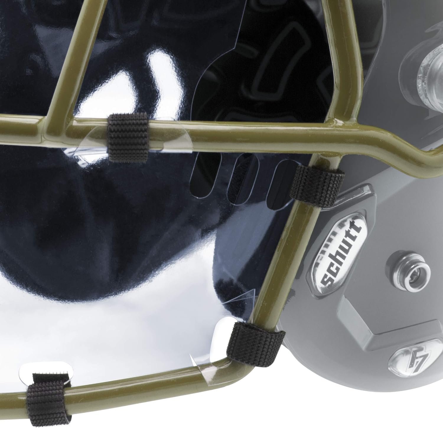 Schutt Splash Shield for Football Helmet Facemask - Improves Hygiene and Protects from Coughs, Sneezes, Spit and Sweat - Clear Non-Tinted for Easy Visibility, Lower Splash Shield, One Size : Sports & Outdoors