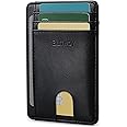 Buffway Slim Minimalist Front Pocket RFID Blocking Leather Wallets for Men and Women