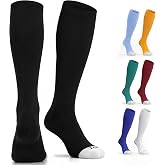 TCK Prosport Baseball &amp; Softball Socks, Kids &amp; Adult Knee High Tube Socks | Durable, stretchy sport socks that are easy on and off for soccer, football and more, with moisture control and cushioning