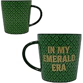 Steel Mill & Co Wicked Mug, Cute Coffee/Tea Ceramic Mug with Handle for Book Club, Wizard of Oz Themed Coffee Cup, In My Emerald Era