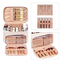Large Makeup Bag, Portable Travel Makeup Bag for
