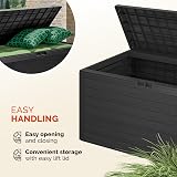 CASARIA 280L Waterproof Garden Storage Box Outdoor Plastic Parcel Tool Cushion view 6