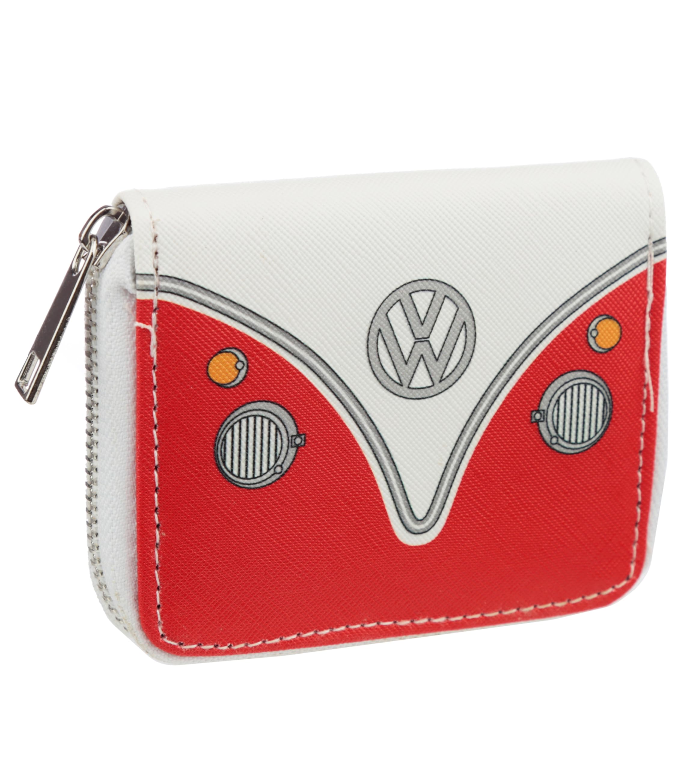 Puckator PUR96 Volkswagen VW T1 Camper Bus Van Wallet Purse, Red, Small