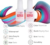 FACEGEM LONDON Body Glue for Tattoos and Glitter Makeup 2 x 7g view 3