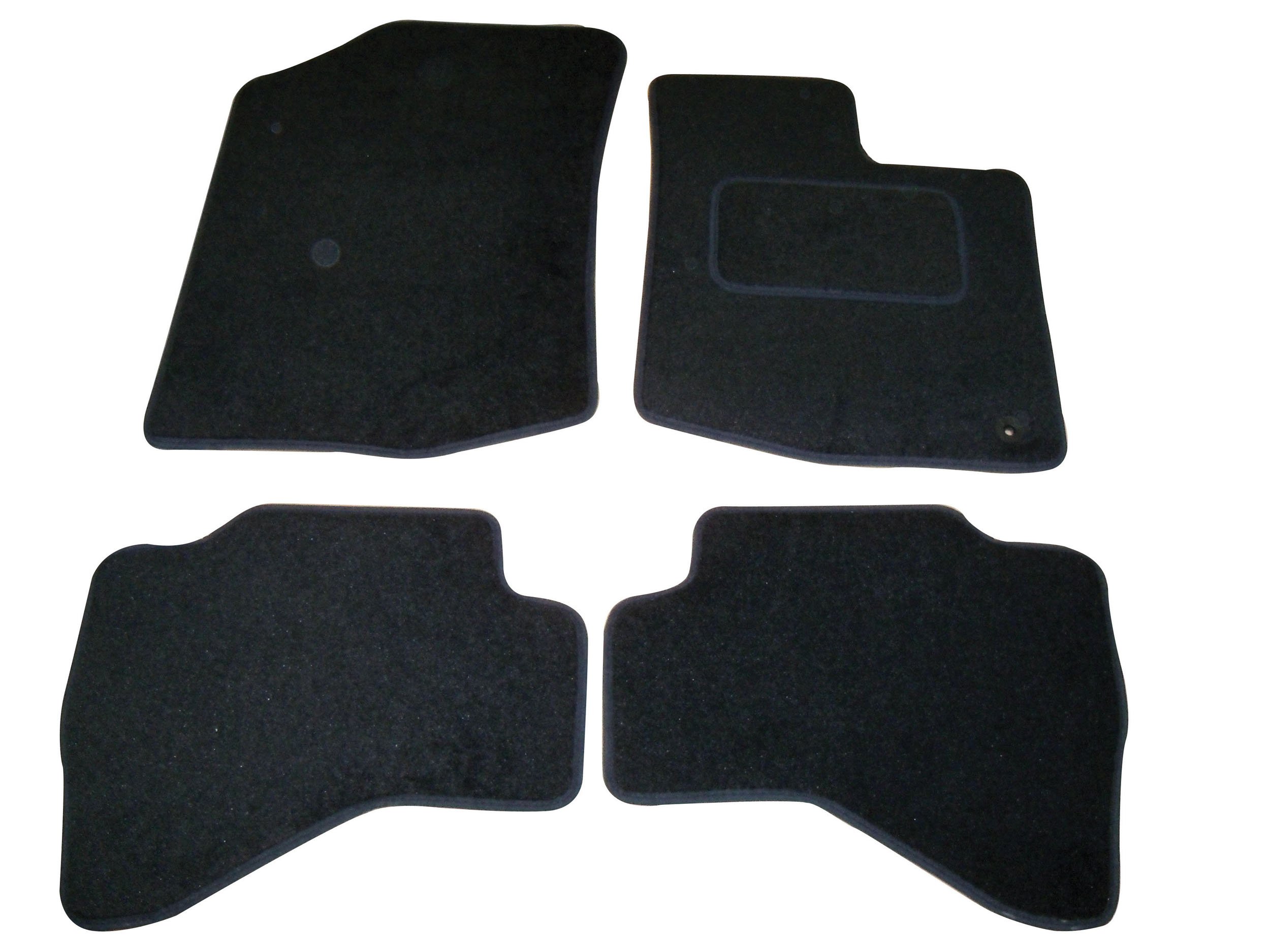 Sakura Car Mats for Toyota Aygo Fits 2005 to 2011 Models - Black