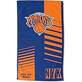 Northwest NBA New York Knicks Oversized Microfiber Beach Towel, 40 x 72 Inches – Quick Dry, Sand Resistant, Lightweight, Highly Absorbent, Riser Design