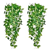 Fake Hanging Plants Vines(2pcs)for Room