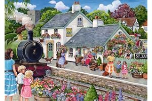Ravensburger Whistle Stop Cottage 1000 Piece Puzzle for Adults