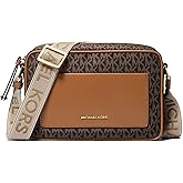 Michael Kors womens Jet Set Large Webbing Strap Crossbody Bag