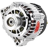 Powermaster 38247 Chrome Alternator (AD230 165A 6 Groove Pulley OE Hookup PLFS)