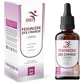 Feminizer by SMS, Pueraria Mirifica Drops for Estrogen | No Fillers | Herbal Extract | Non-GMO, Vegan, Alcohol Free Tincture | 2 Fl Oz (60ml) | for Trans Women Ladyboy LGBT