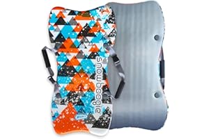 Wham-O 36'' Snowboogie, Single Rider Winter Snow Sleds, Toboggan Sled with Side Handles for Winter Outdoor Sports Activities