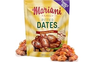 MARIANI PREMIUM Mariani Dried Pitted Dates, 30oz Bag - Dried Dates Pitted No Sugar Added, Gluten Free, No Dairy, Vegan, and Full of Fiber for Snacking, Cooking and Baking, Mariani Dried Fruit