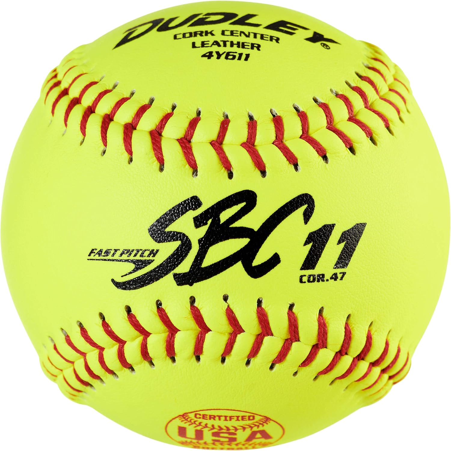DUDLEY 11"" ASA SBC11 Fastpitch Softball - 12 Pack : Sports & Outdoors