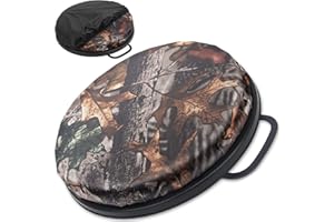 WarBull 5 Gallon Bucket Seat, 360-Degree Swivel Seat Foam Cushion Bucket Seat Lid with Waterproof Cover for Dove Duck Hunting, Fishing, Baseball, Gardening and Camping