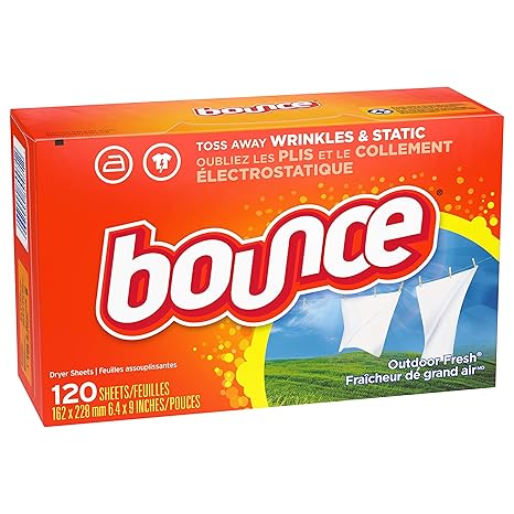 Buy Bounce Outdoor Fresh Fabric Softener Sheets 120 Count Online