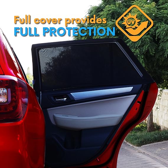 UNIVERSAL FIT CAR SIDE WINDOW SUN SHADES Protect Your Babies and Kids