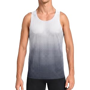 Men's Running Tank Top,Marathon Running Singlet, Sleeveless Shirts for Men | lightweight see-through mesh, Moisture-wicking &