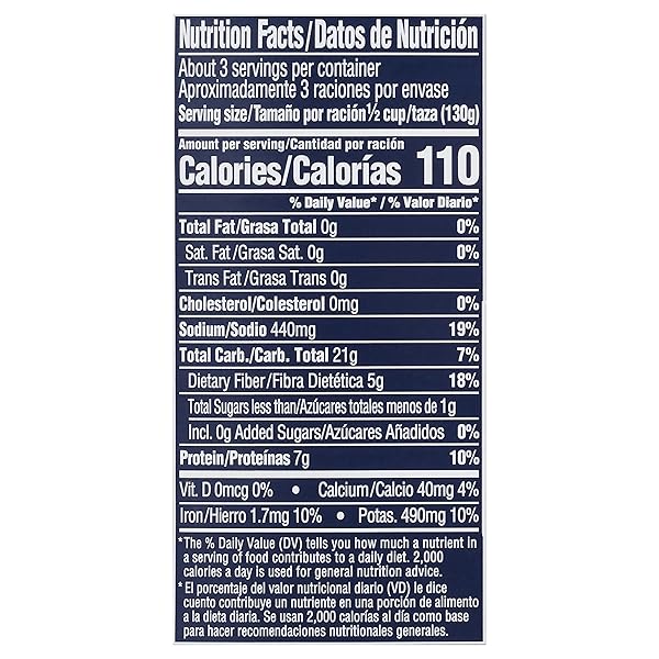 BUSH’S CANNED SEASONED RECIPE BLACK BEANS (PACK OF 1), GOOD SOURCE OF PLANT-BASED PROTEIN, GOOD SOURCE OF FIBER, FAT FREE, GLUTEN FREE, 15 OZ