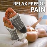 Rymora Foot Compression Socks Sleeves Small White Pair (16-21 cm Arch) view 4