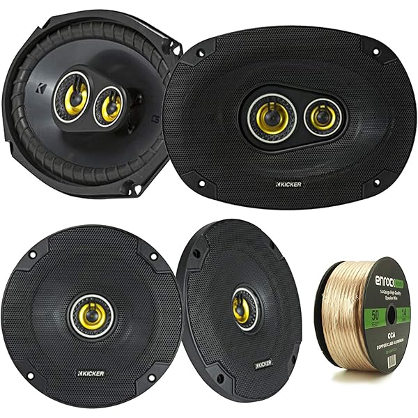 ナビアスストアー送料無料 Car Speaker Combo Inch Kicker 63 Stereo 300 Coaxi Watt 2