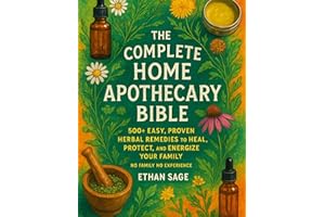 The complete Home Apothecary Bible: 500+ Easy, Proven Herbal Remedies to Heal, Protect, and Energize Your Family No Family No