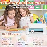 TECKWRAP Glitter Vinyl 12x12 10 Color Assortment Permanent Adhesive Sheets view 7