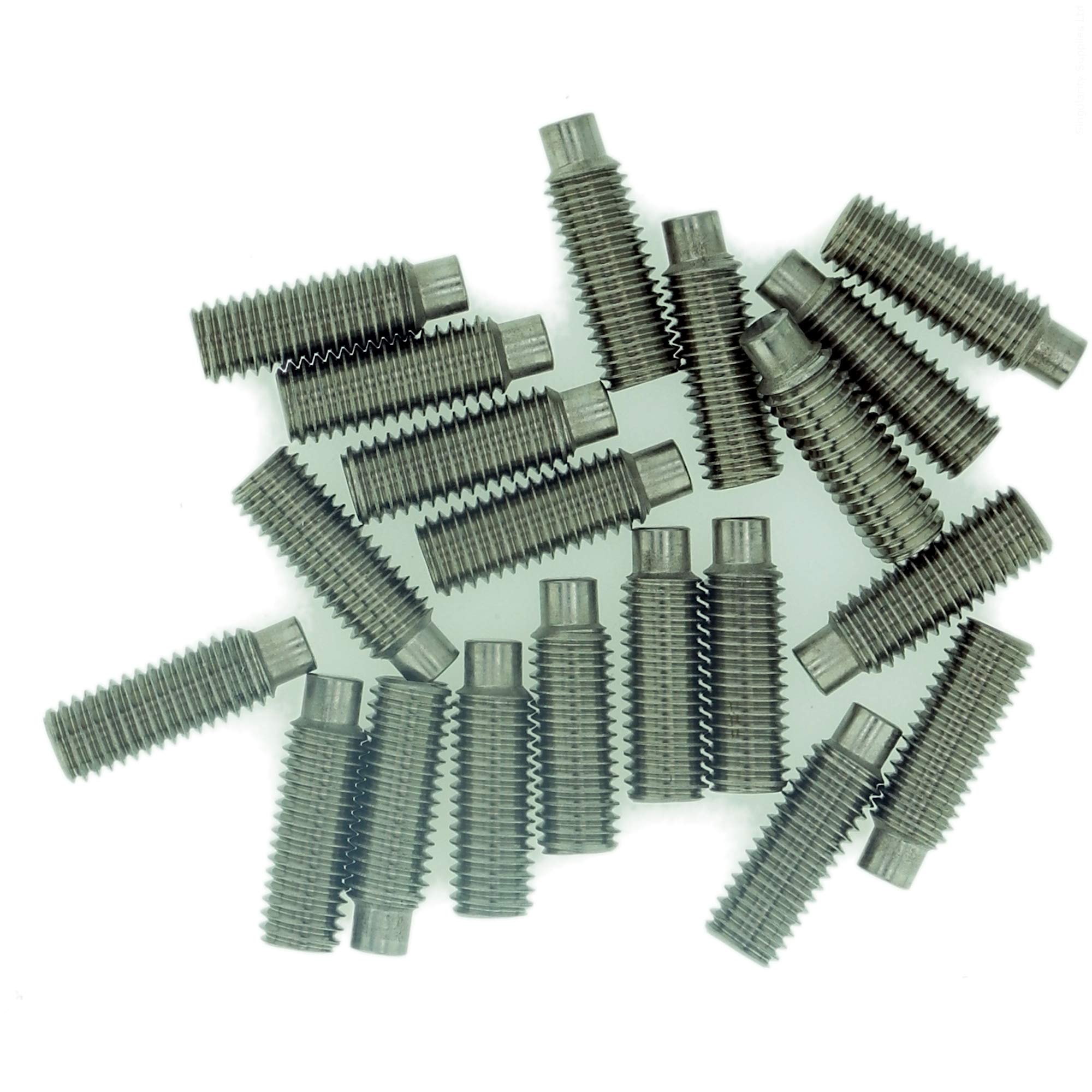 M6 (6mm x 30mm) Hex Socket Grub Screw (Dog Point) - Stainless Steel (A2) (Pack of 20)