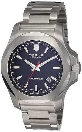 Swiss Army INOX Analog Black Dial Men's Watch-241723.1