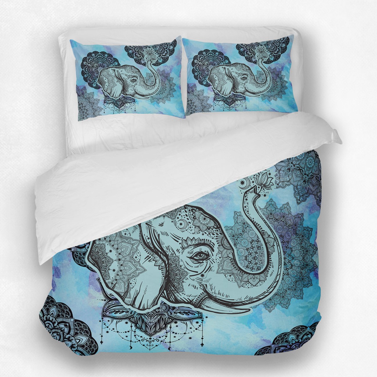 Elephant Bedding Bohemian Duvet Cover Set Indie Ganesh