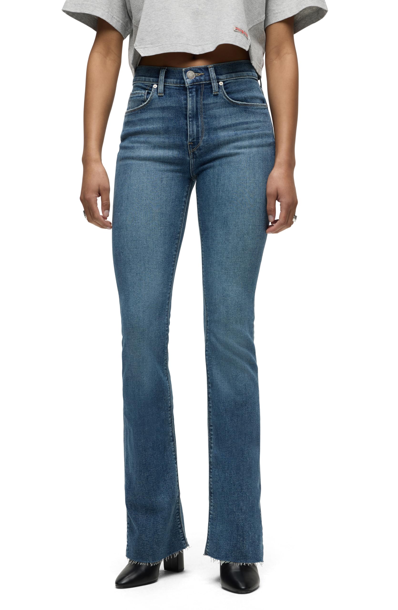 Hudson Women’s Barbara High Rise Bootcut Jean, Palace, 34