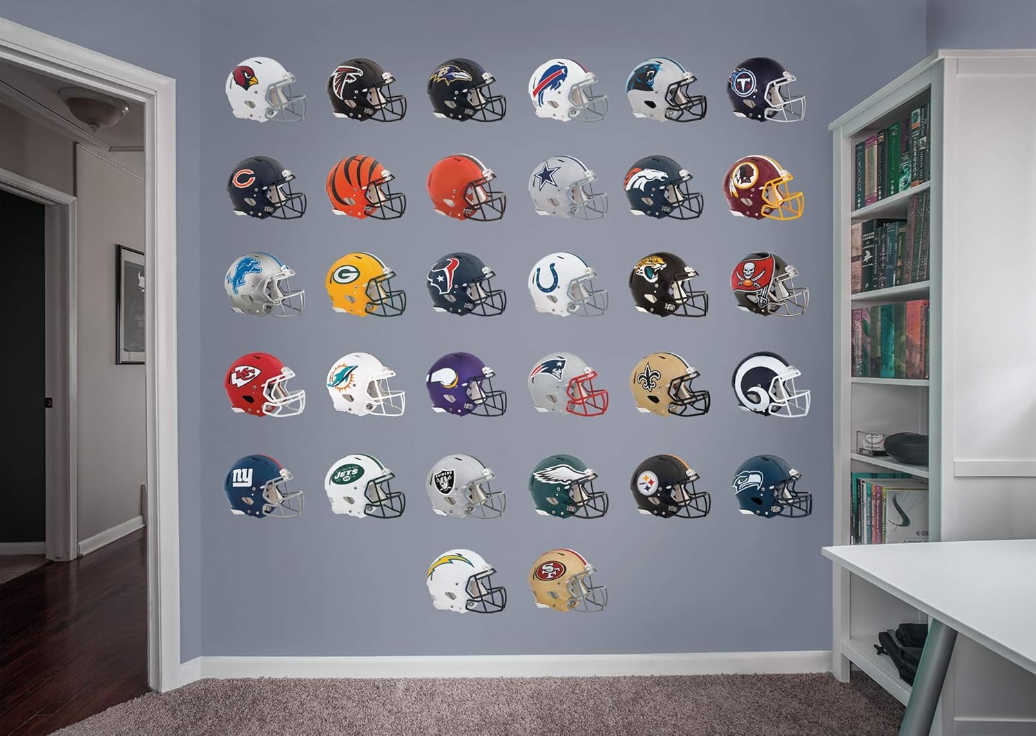 Fathead NFL League Logo NFL Helmet Collection
